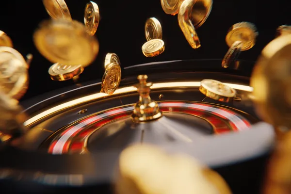 A confident dealer surrounded by casino chips inviting players to access their ALWAFA account, reflecting quick and easy login options.